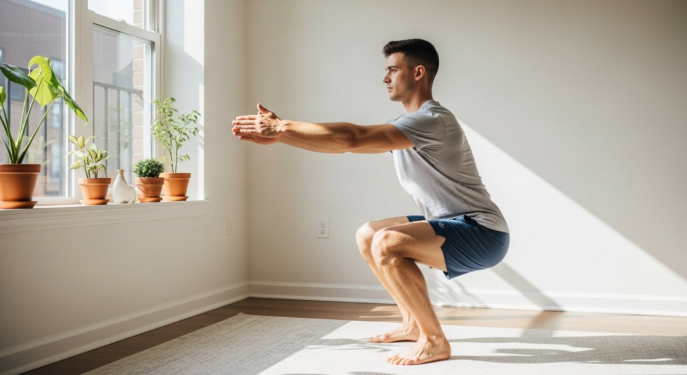 Treino funcional em casa sem equipamentos