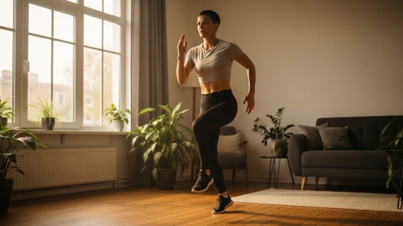 Cardio em casa sem equipamentos: 5 treinos prontos